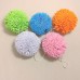 5 PCS Colorful Body Exfoliating Sponge Bath Ball  Random Color Delivery