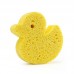 Baby Newborn Child Bath Artifact Sponge  Yellow Duckling