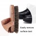 Horse Mane Shoes Brush Mahogany Brush Fur Shoes Cleaning And Dust Brush  Brown